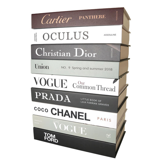 SPShadow 9 Pcs Decorative Books Aesthetic Chic Faux Book Set for Room DécorModern Home Decor Coffee Table Decor
